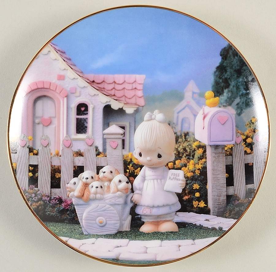 Precious Moment Classics God Loveth A Cheerful Giver - No Box by Hamilton Collection-1