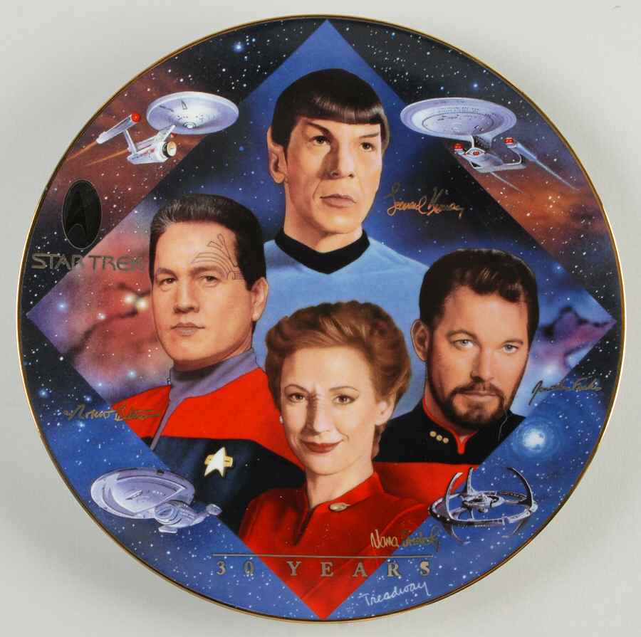 Star Trek-Thirty Years Second In Command - No Box by Hamilton Collection-1