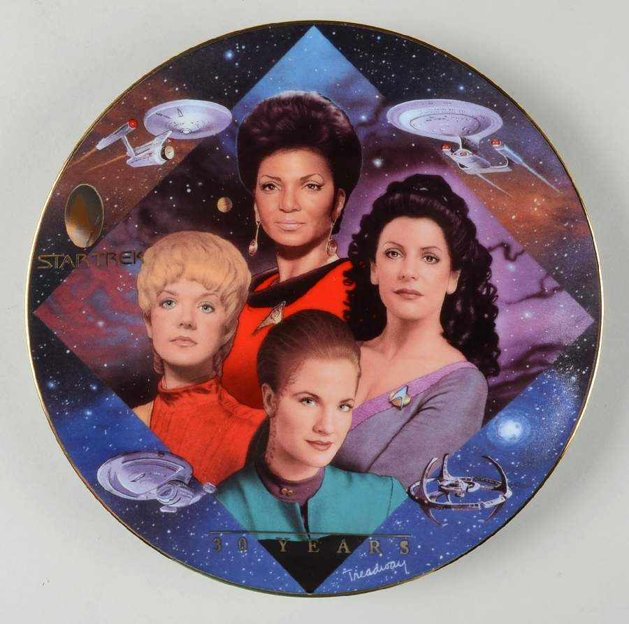 Star Trek-Thirty Years Women Of Star Trek - No Box by Hamilton Collection-1