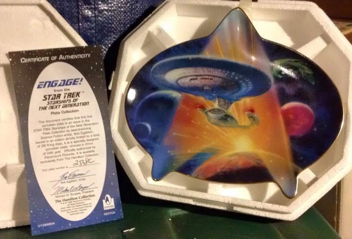 Star Trek-Starships of Next Generation Engage! - No Box by Hamilton Collection-1