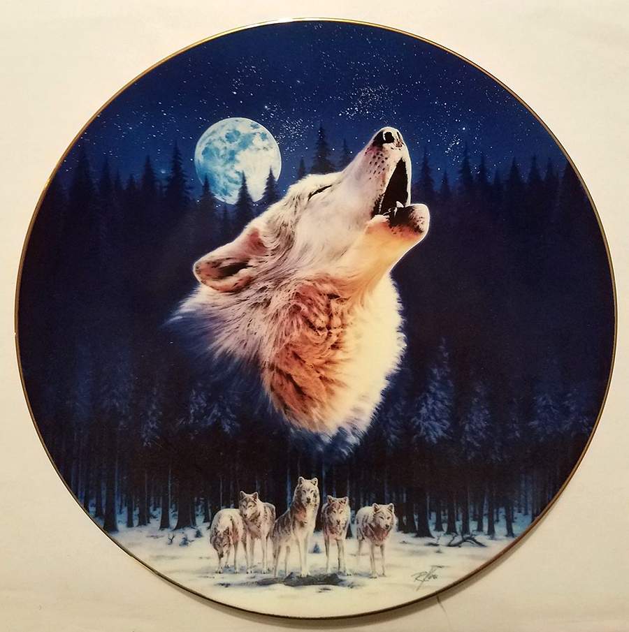 Wilderness Spirits Midnight Call - No Box by Hamilton Collection-1
