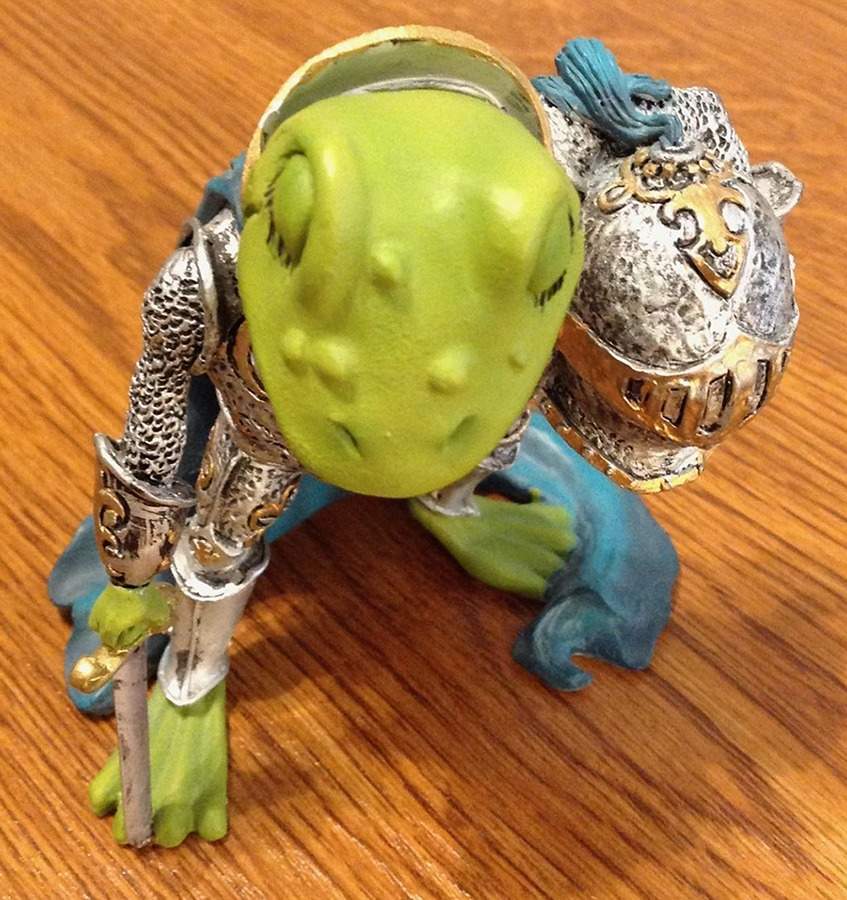 Camelot Frogs Knight Of The Lily Pad - Boxed by Hamilton Collection-1