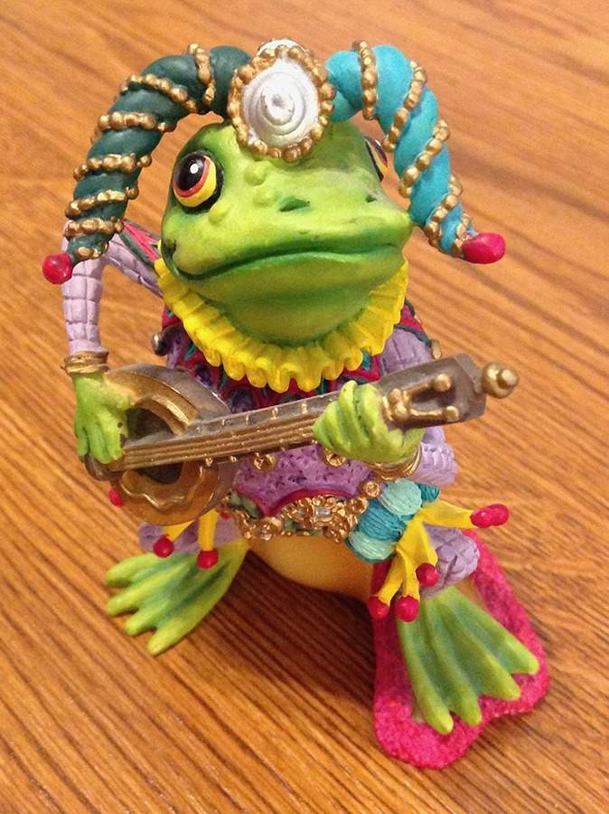 Camelot Frogs Jumping Jester - No Box by Hamilton Collection-1