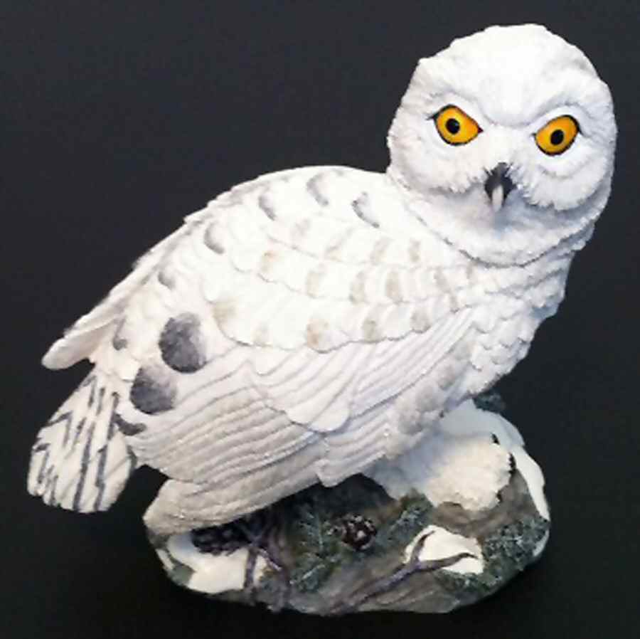 Masters of the Evening Wilderness Great Snowy Wol - With Box by Hamilton Collection-1