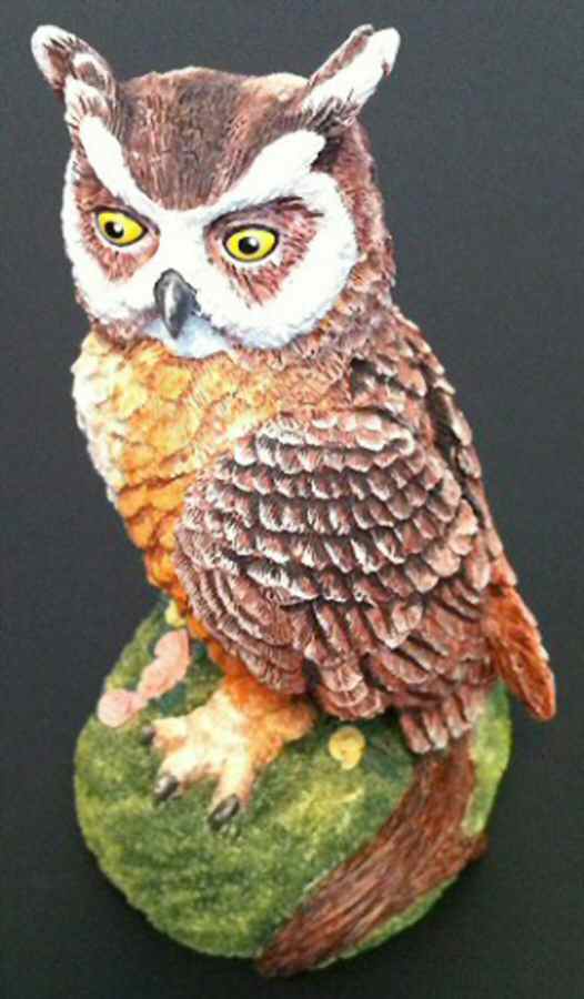 Masters of the Evening Wilderness Eagle Owl - No Box by Hamilton Collection-1