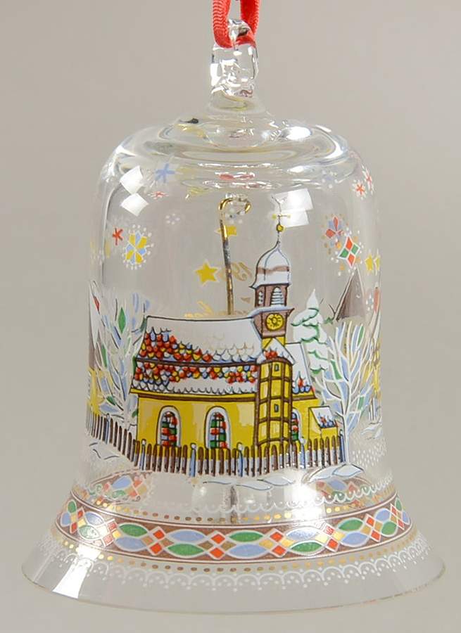 Annual Crystal Christmas Bell Frankonia - With Box by Hutschenreuther-1