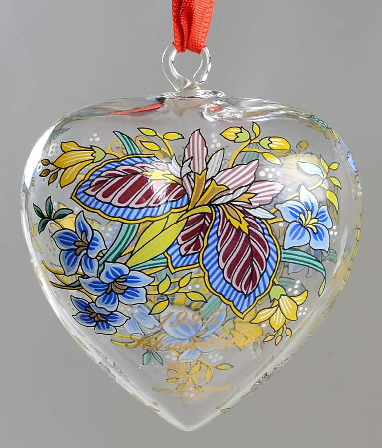 Annual Crystal Spring Heart 1995 Spring Heart - No Box by Hutschenreuther-1