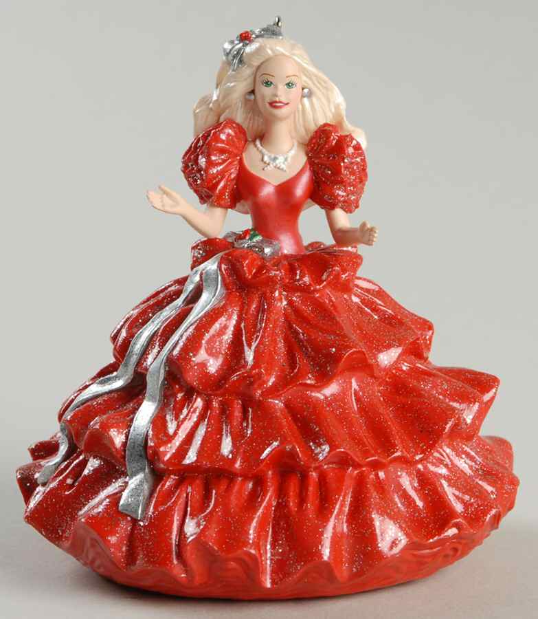 Happy Holidays Barbie Happy Holidays Barbie-1996 - Boxed by Hallmark Gold Crown-1
