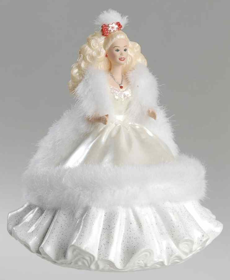 Happy Holidays Barbie Happy Holidays Barbie-1997 - No Box by Hallmark Gold Crown-1