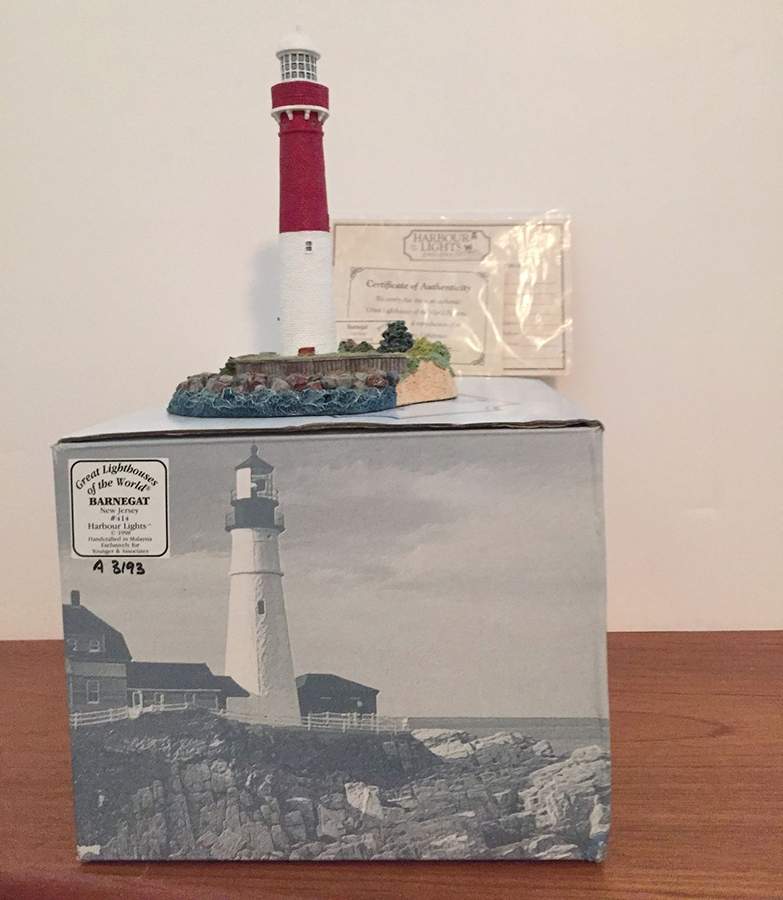 Great Lighthouses of the World Barnegat, New Jersey-Reissued - No Box by Harbour Lights-1