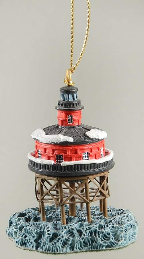 Lighthouse Christmas Ornaments Seven Foot Knoll, Md - No Box by Harbour Lights-1