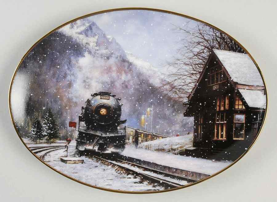 Snowy Passages Early Departure - No Box by Hamilton Collection-1