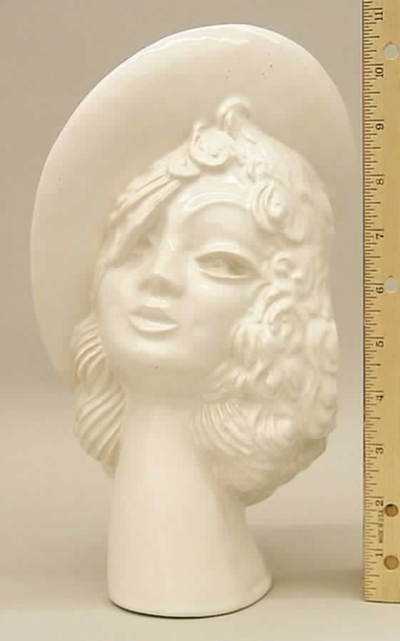 Haeger Head Vase Nouveau Lady - No Box by Haeger-1