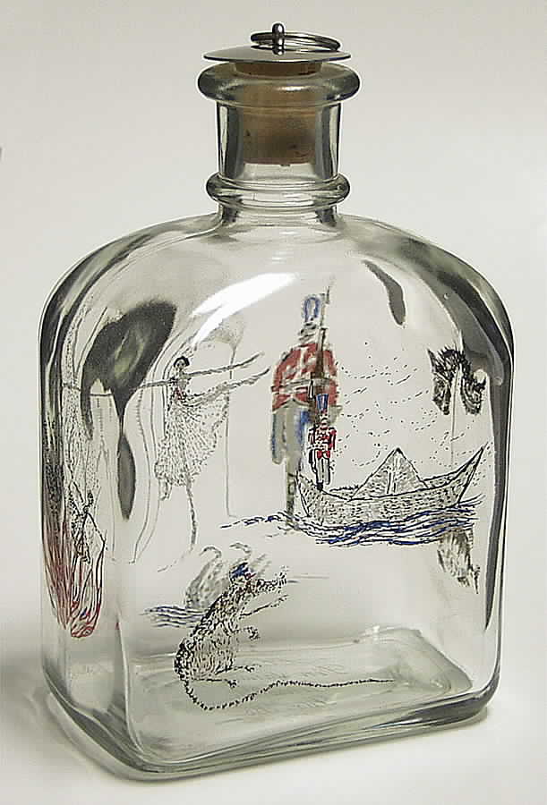 Hans Christian Anderson Decanter The Staunch Tin Soldier - Boxed by Holmegaard-1