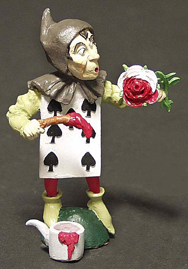 Alice in Wonderland The Gardener - No Box by Hamilton Collection-1