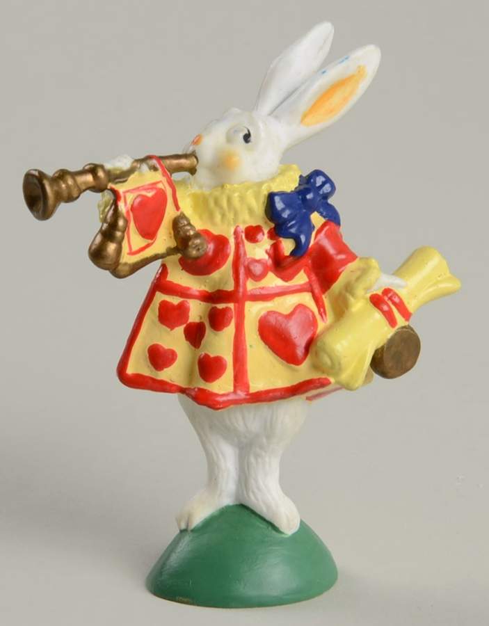 Alice in Wonderland The Herald Rabbit - No Box by Hamilton Collection-1