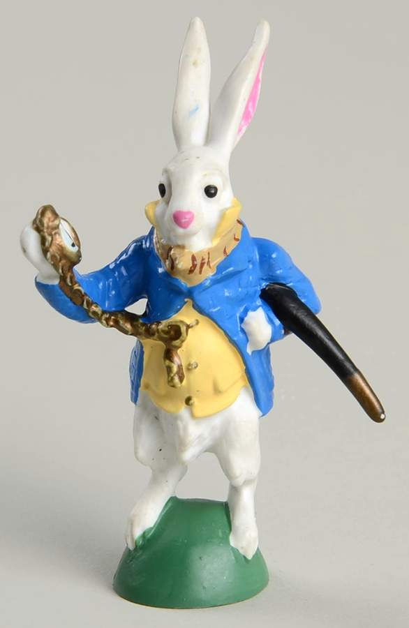 Alice in Wonderland The White Rabbit - No Box by Hamilton Collection-1