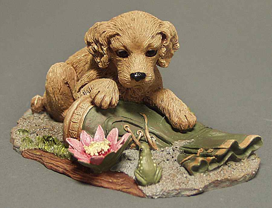Puppy Playtime Catch Of The Day - Boxed by Hamilton Collection-1