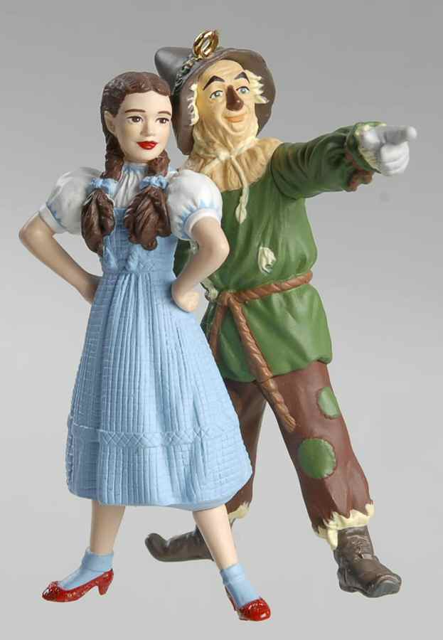 Wizard of Oz Dorothy And Scarecrow - Boxed by Hallmark Gold Crown-1