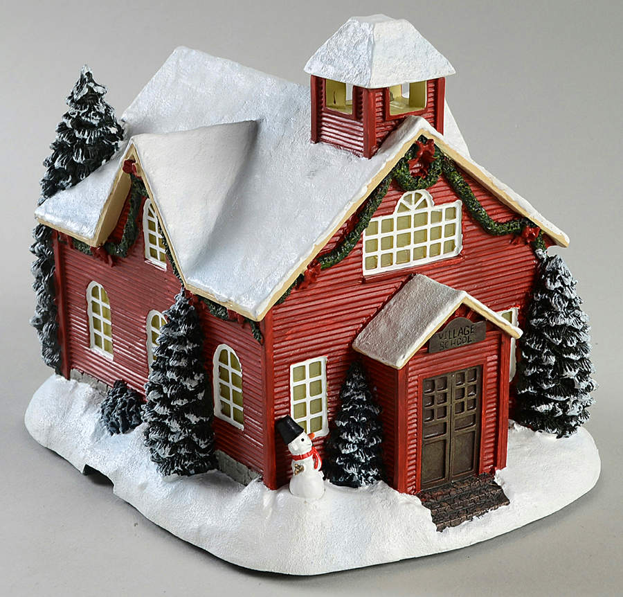 Thomas Kinkades Village Christmas Village School - No Box by Hawthorne Village-1