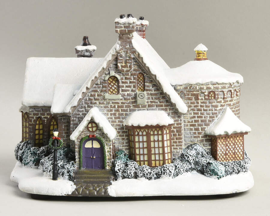 Thomas Kinkades Village Christmas Christmas Manor - No Box by Hawthorne Village-1