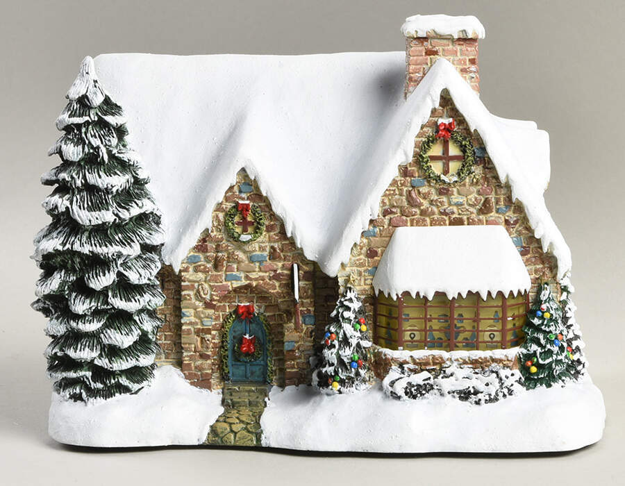 Thomas Kinkades Village Christmas Apothecary - No Box by Hawthorne Village-1