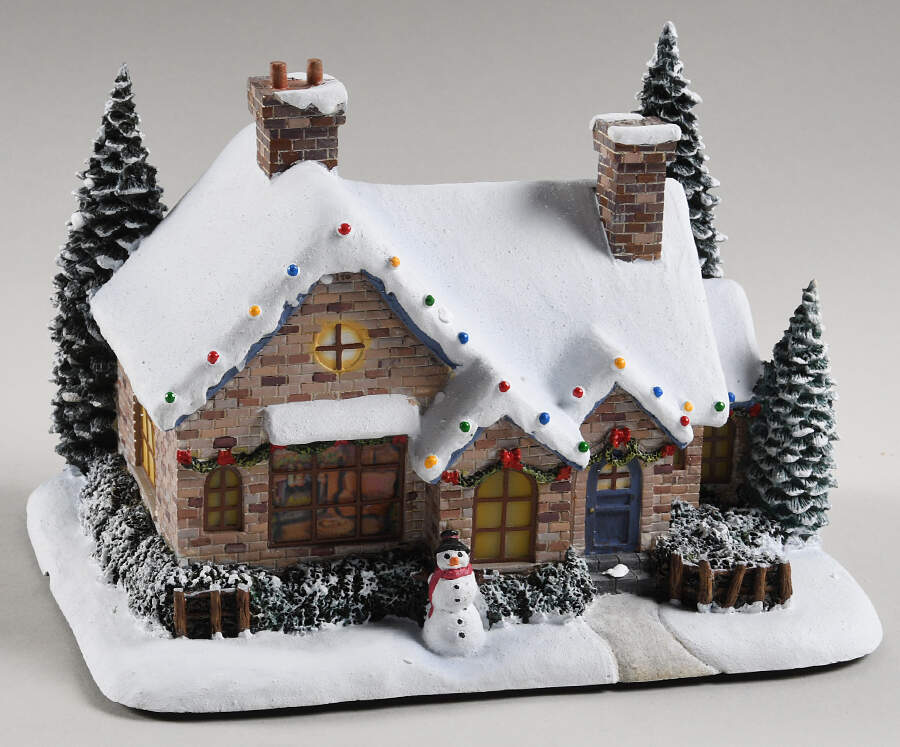 Thomas Kinkades Village Christmas Home For The Holidays - No Box by Hawthorne Village-1