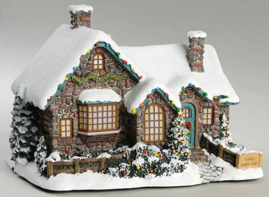 Thomas Kinkades Village Christmas Village Sweetshop - No Box by Hawthorne Village-1