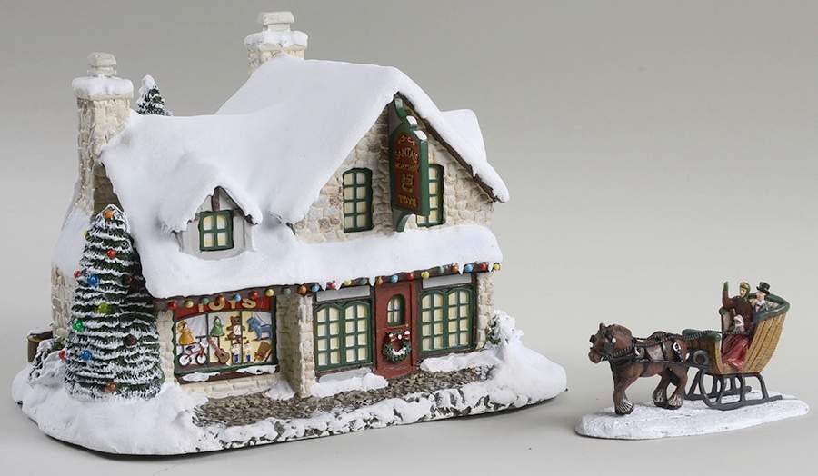 Thomas Kinkades Village Christmas Santa's Workshop Toys - No Box by Hawthorne Village-1