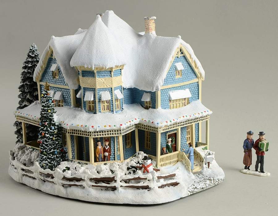 Thomas Kinkades Village Christmas Holiday Bed And Breakfast - No Box by Hawthorne Village-1