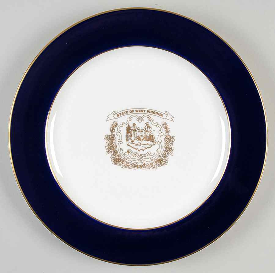 Homer Laughlin Plate State Of West Virginia - No Box by Homer Laughlin -1