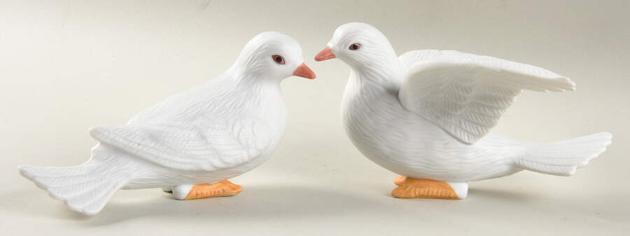 Homco Figurines Love Doves Pair - No Box by Homco-1