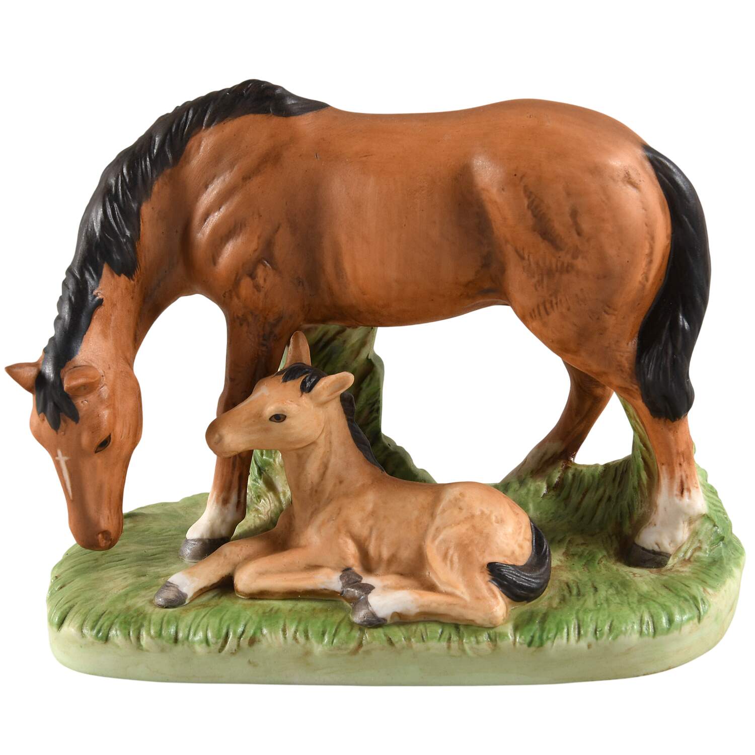 Homco Figurines Mare & Foal - No Box by Homco-1
