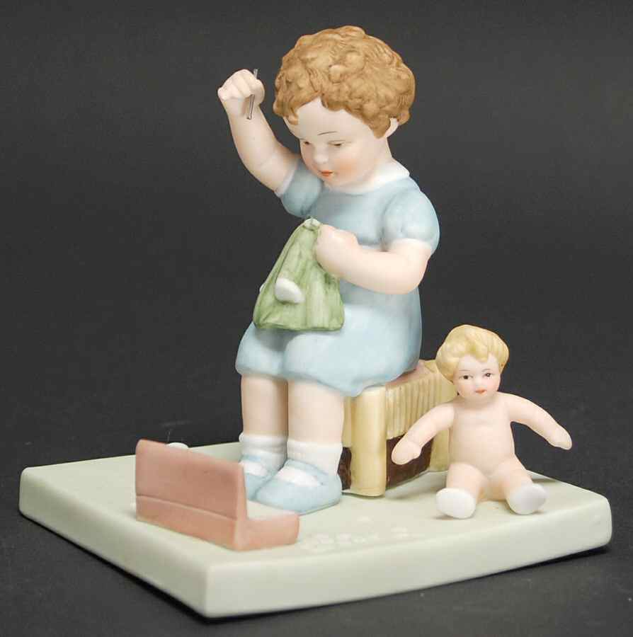 Bessie Pease Gutmann Little Mother - With Box by Hamilton Collection-1