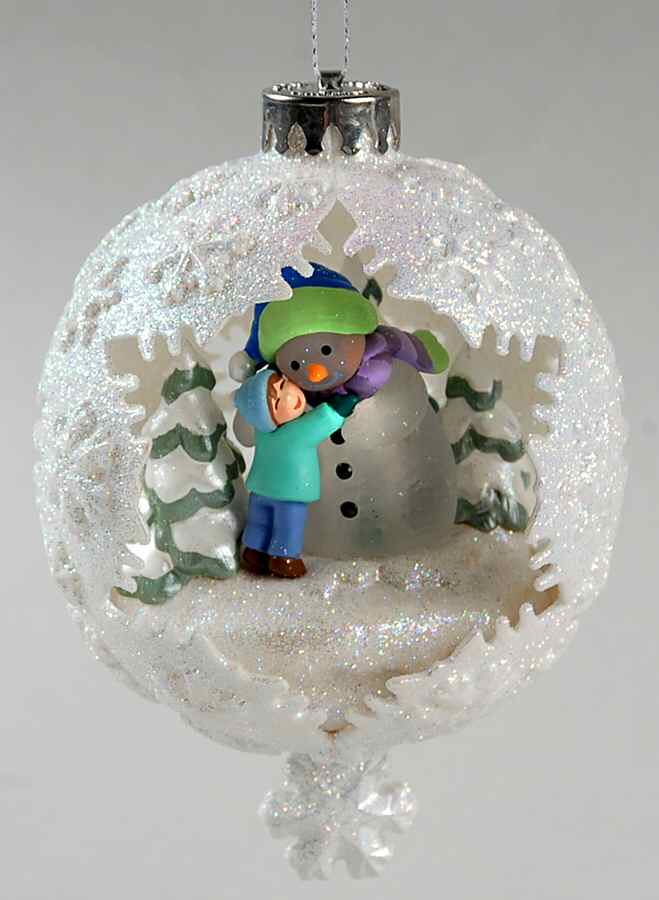 2005 Hallmark Christmas Ornaments Snow Day-Magic/Lighted - No Box by Hallmark Gold Crown-1