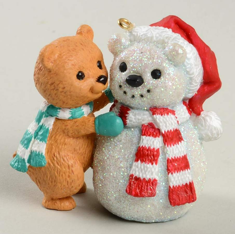 2005 Hallmark Christmas Ornaments Snow Bear Buddies - No Box by Hallmark Gold Crown-1
