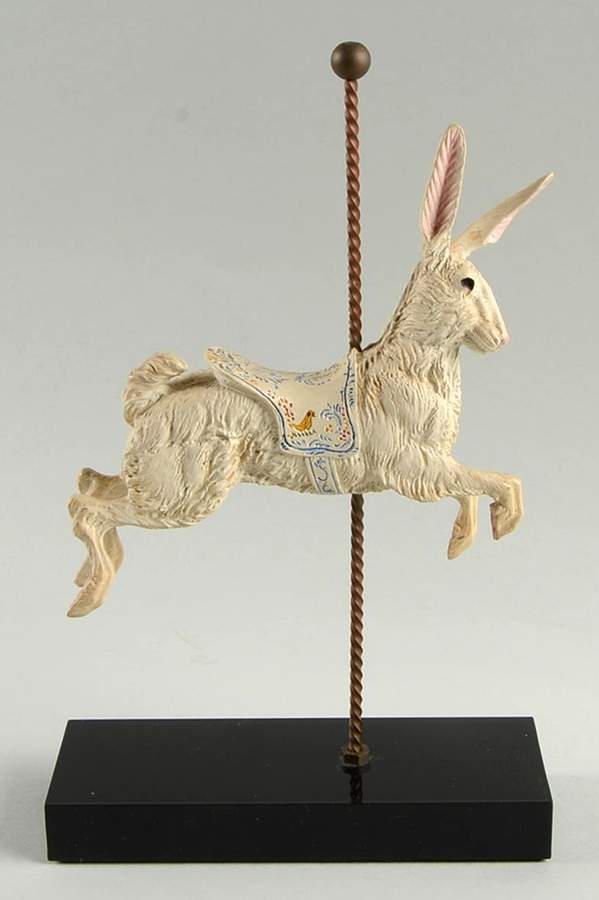 Art of the Carousel White Rabbit - No Box by Hamilton Collection-1