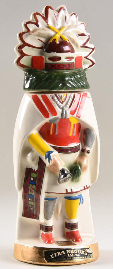 Ezra Brooks Decanters Morning Singer - Kachina Series - No Box by Heritage China-1