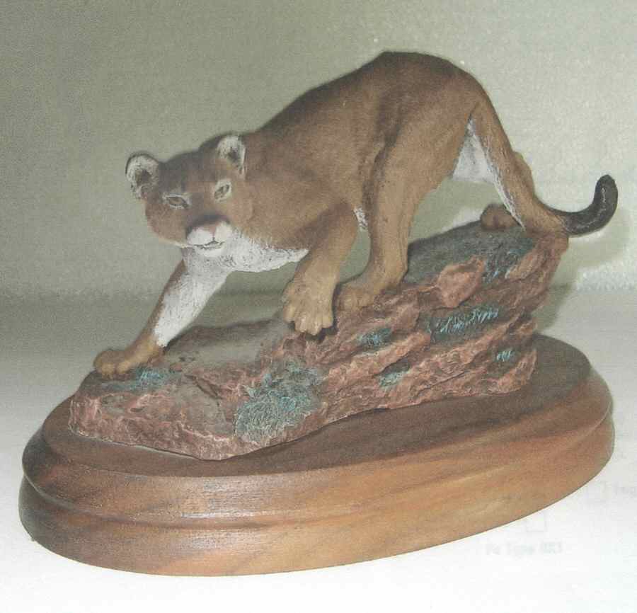 Great Animals of the American Wilderness Mountain Lion - With Box by Hamilton Collection-1