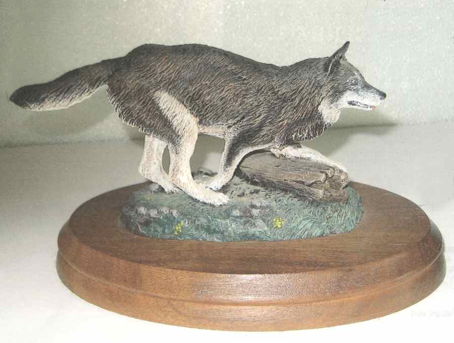 Great Animals of the American Wilderness Timber Wolf - Boxed by Hamilton Collection-1