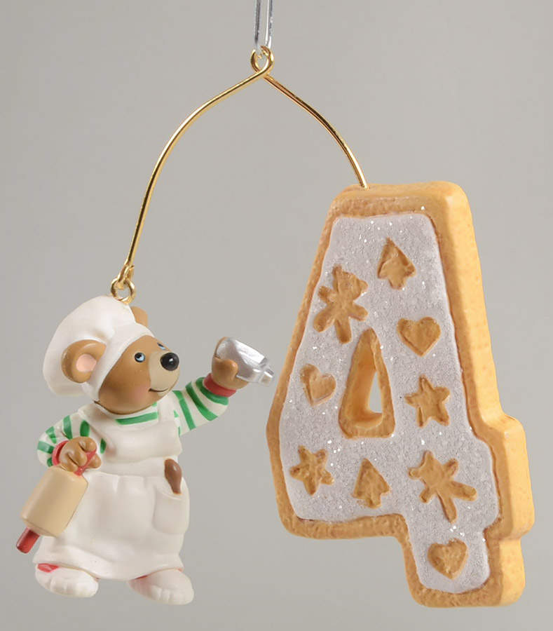 Child's Age Collection 2009-Childs 4th Christmas-Age - Boxed by Hallmark Gold Crown-1