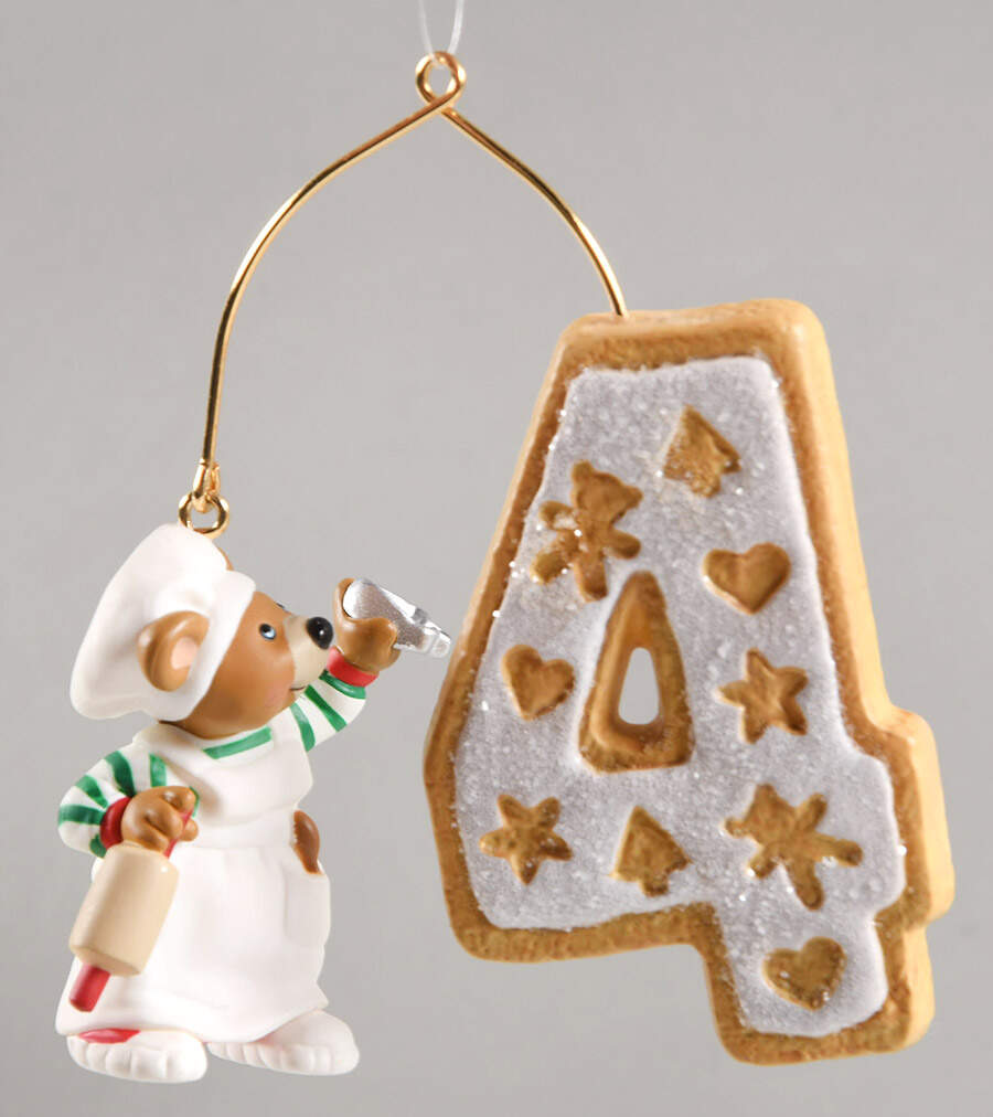 Child's Age Collection 2010-Childs 4th Christmas-Age - Boxed by Hallmark Gold Crown-1
