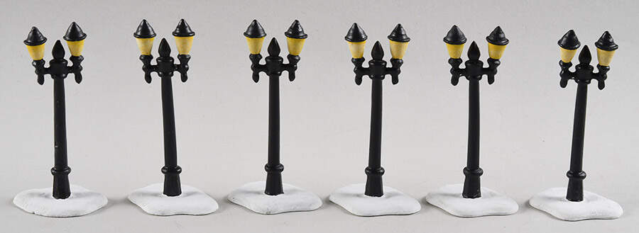 Christmas Village Accessories Streetlight Set - Boxed by Hawthorne Village-1