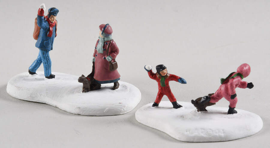 Christmas Village Accessories Greetings And Games - Boxed by Hawthorne Village-1