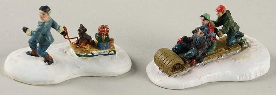 Christmas Village Accessories Slipping And Sliding - Boxed by Hawthorne Village-1