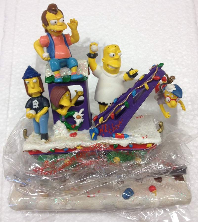 Simpsons Christmas Express Collection Bully Express - No Box by Hamilton Collection-1