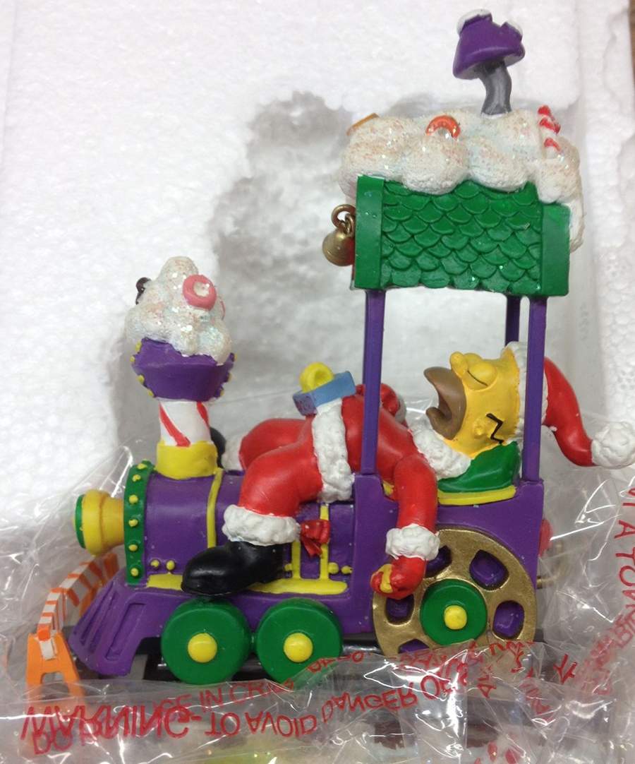 Simpsons Christmas Express Collection Asleep At The Wheel - No Box by Hamilton Collection-1