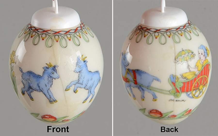 Annual China Spring Egg-Mini 1994 Egg - No Box by Hutschenreuther-1