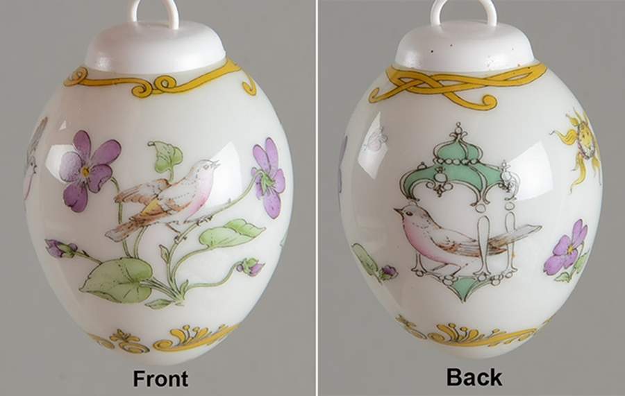 Annual China Spring Egg-Mini 1988 Egg - Boxed by Hutschenreuther-1