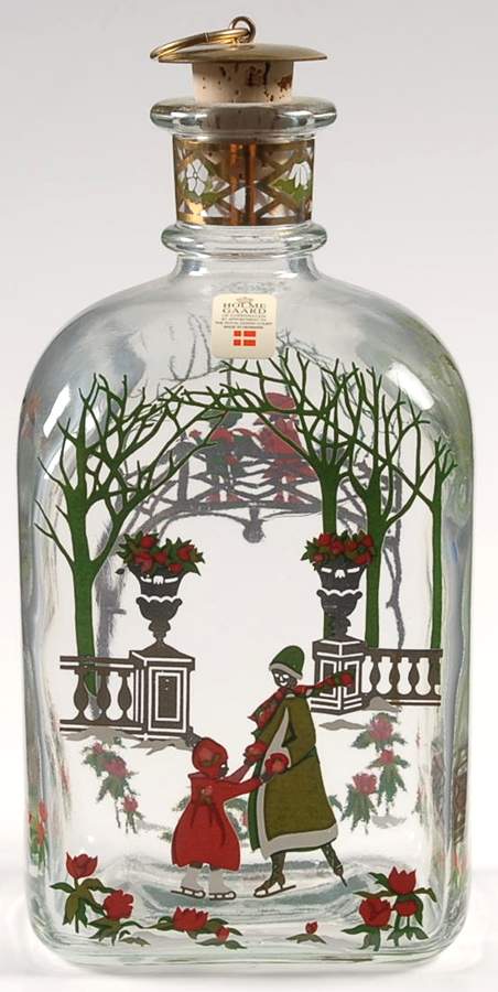 Christmas Decanters-Bottles 1997 Christmas Bottle - No Box by Holmegaard-1